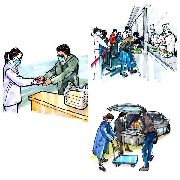 线上授课线下送餐:上海这家研究所“速写”战疫温暖 线上授课线下送餐:上海这家研究所“速写”战疫温暖