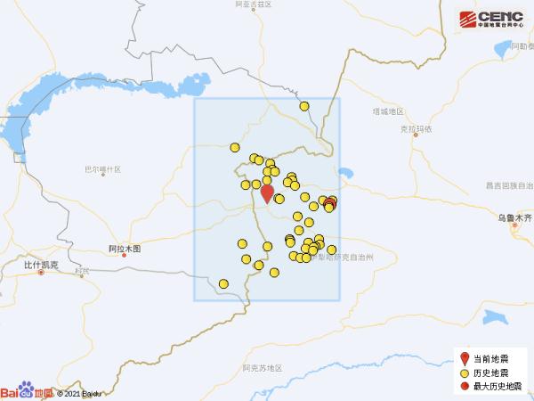 新疆伊犁州霍城县发生3.0级地震