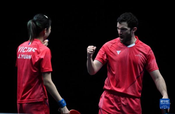 乒乓球——多哈球星挑战赛:勒贝松/袁佳楠混双夺冠 乒乓球——多哈球星挑战赛:勒贝松/袁佳楠混双夺冠