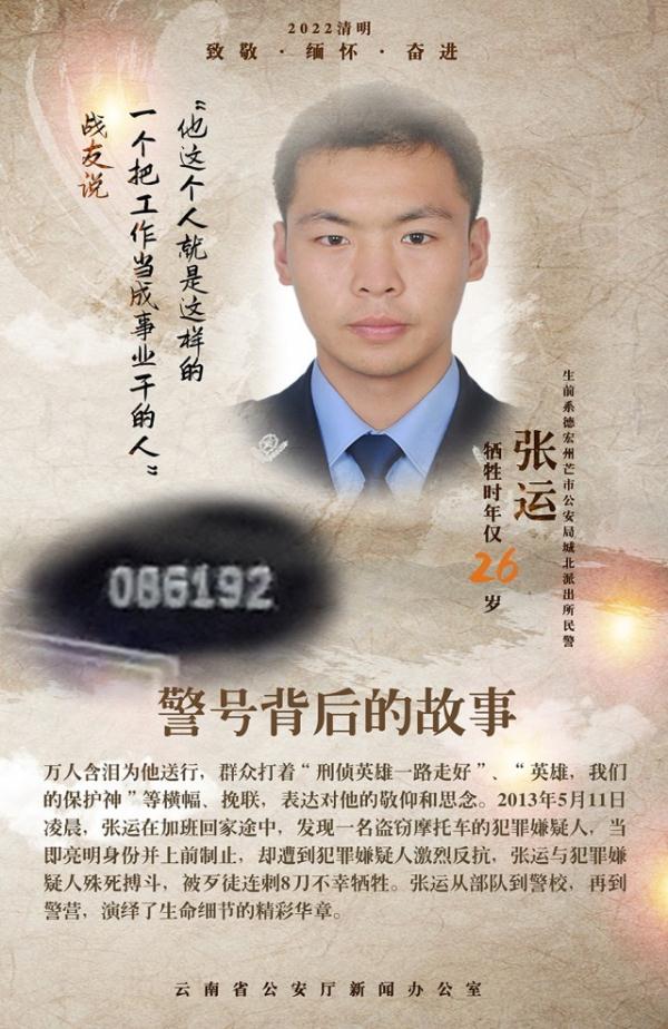 那些警号背后的故事……