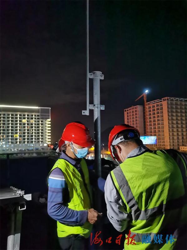 三亚方舱医院首个中国移动5G基站抢通