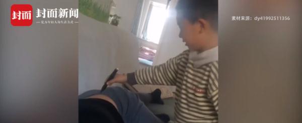 人间真实！男子躺5小时不起被妻子缝沙发上