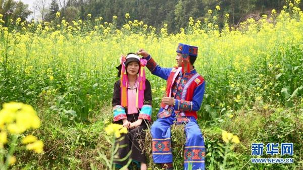 广西：命河两岸花如海