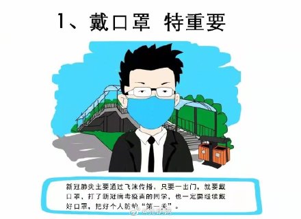 这个手绘抗疫八招很实用快来一起学习