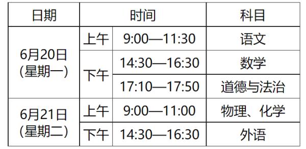 武汉2022年中考时间定了！具体安排→
