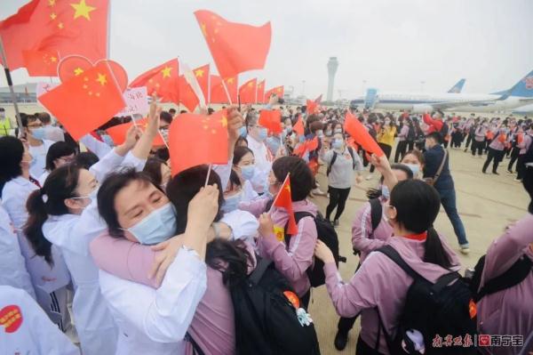 上海加油！广西援沪医疗队295名医疗队员出发