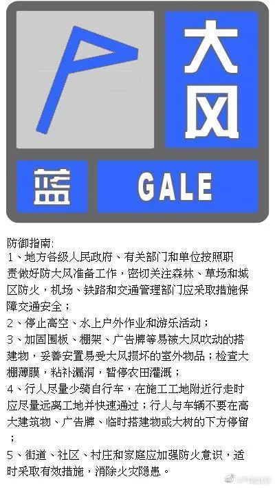 北京发布大风蓝色预警！明后两天大风，最高8级