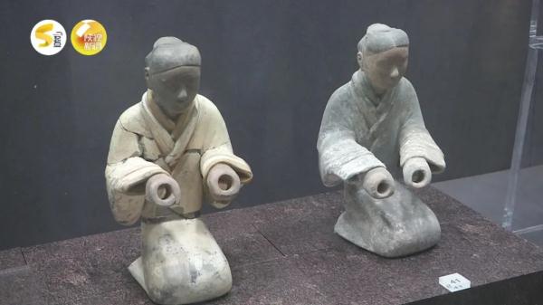 汉文帝霸陵出土的23件组文物首次向公众展出 汉文帝霸陵出土的23件组文物首次向公众展出