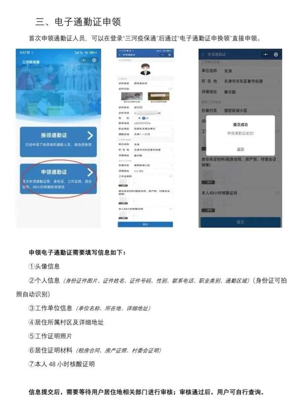 河北三河启用京冀电子通勤证，领取流程来了！