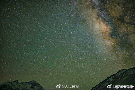 看！珠穆朗玛峰的绝美天空星辰