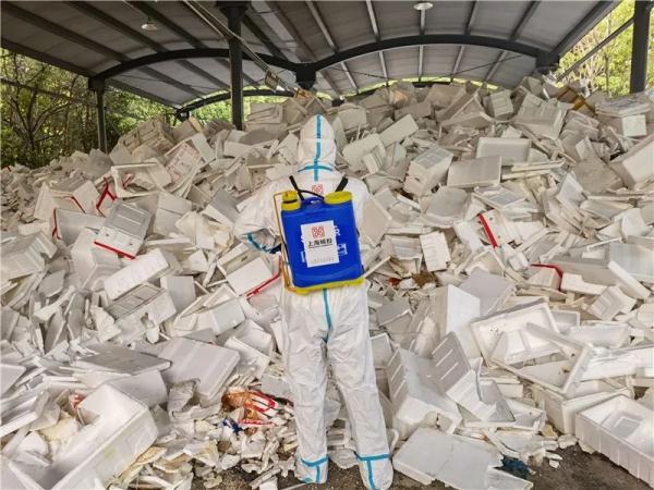 上海常态化核酸采样点医废垃圾如何清理？激增的废弃泡沫箱怎样处理？