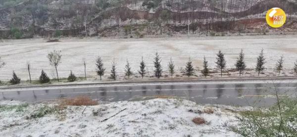 冰雹来袭！延安出现短时强对流天气 西安紧急预警