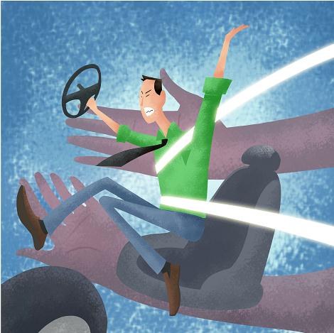 高速爆胎360度旋转，幸亏驾驶人系了它！