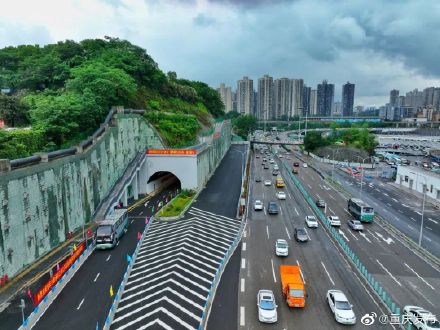 南岸区烟雨路至内环段上行隧道今日竣工通车 南岸区烟雨路至内环段上行隧道今日竣工通车