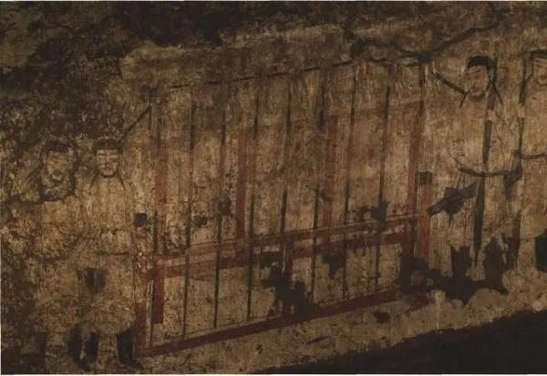 文物故事:列戟在现存壁画中十分罕见 文物故事:列戟在现存壁画中十分罕见