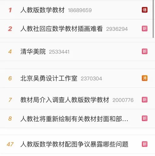 7条热搜刷屏！小学数学教材配图引发争议！最新回应来了！