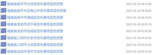 紧急发布!福建暴雨警报!厦门雨水持续控场…… 紧急发布!福建暴雨警报!厦门雨水持续控场……