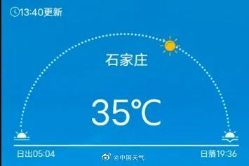 热热热!石家庄迎来今年首个高温天气,这个地方最热! 热热热!石家庄迎来今年首个高温天气,这个地方最热!