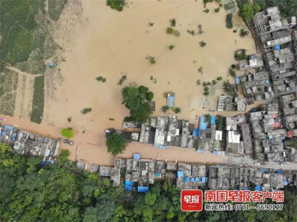 紧急！多地出现内涝、塌方、农田被淹，广西启动暴雨Ⅳ级应急响应