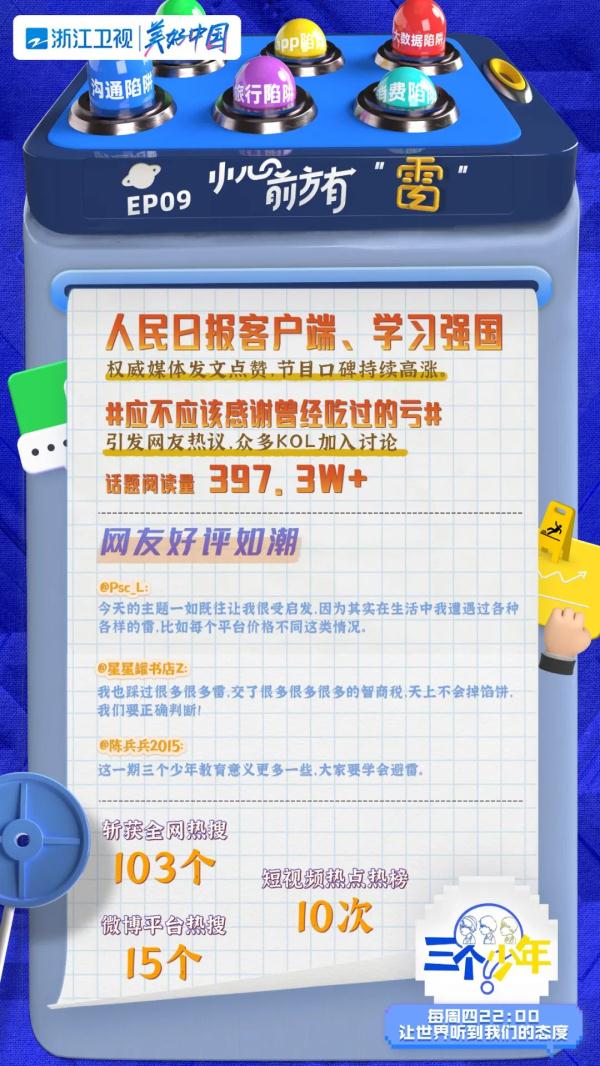 《三个少年》助你识别各类生活陷阱，勇敢向前迈进