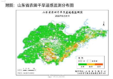 山东近期降水偏少 临沂、枣庄等七市大部分地区存在重度农业干旱风险