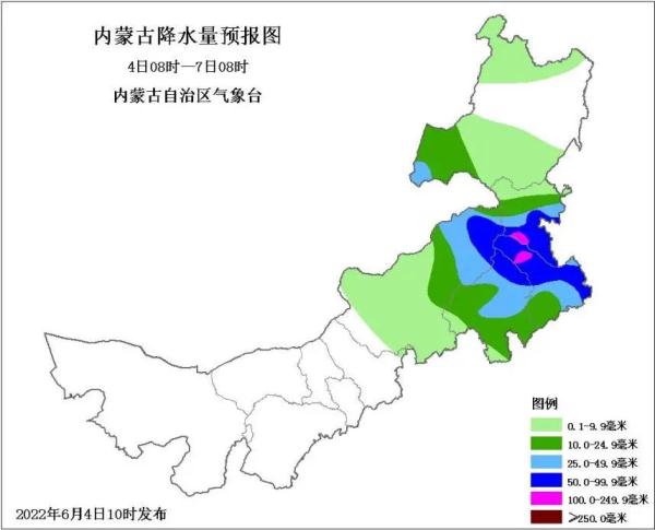 注意！内蒙古东南部等地将有大到暴雨