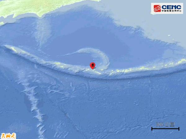 拉特群岛发生6.4级地震