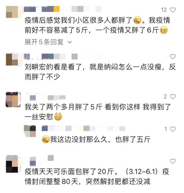 疫情前后体重对比照片图片