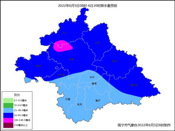 降雨云系中下午影响南宁城区！高考期间大部小到中雨，局地大到暴雨