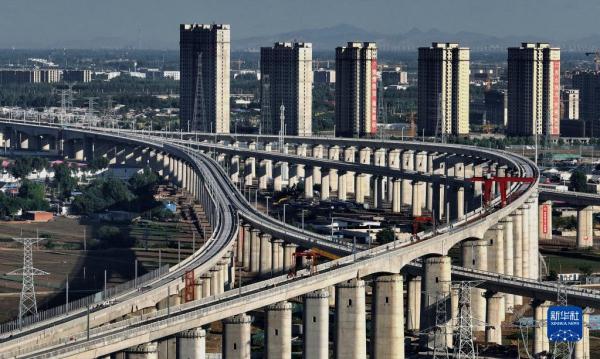 京唐城際鐵路建設正酣