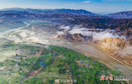飞越景泰和靖远 感受“黄河之水天上来”的壮美