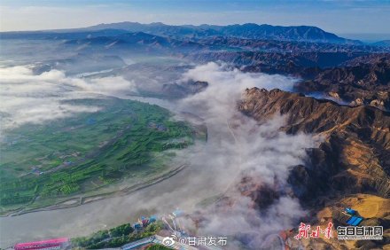 飞越景泰和靖远 感受“黄河之水天上来”的壮美