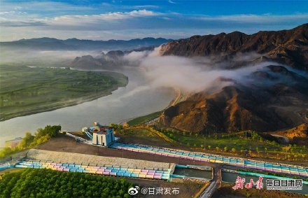飞越景泰和靖远 感受“黄河之水天上来”的壮美