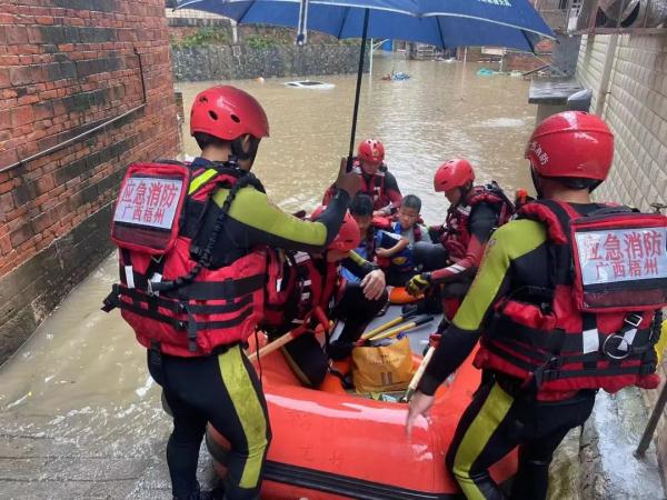 暴雨致部分乡镇遇洪涝 梧州启动Ⅲ级防洪应急响应