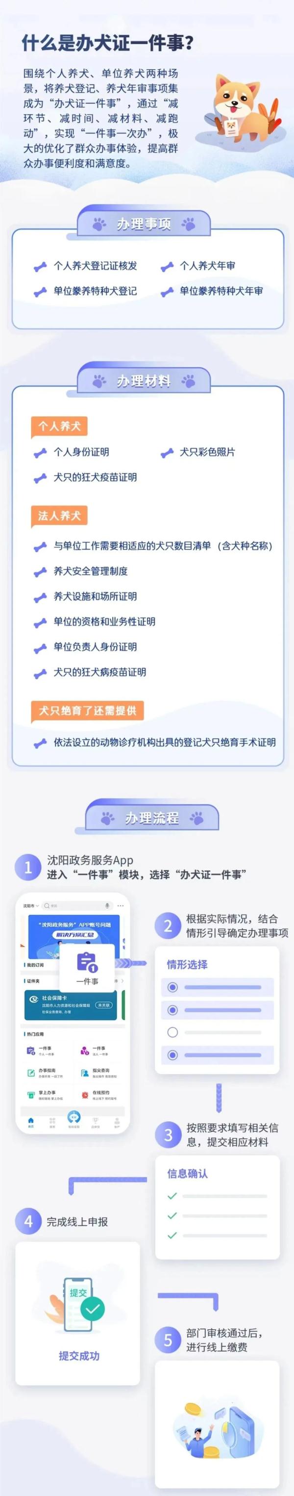 沈阳养狗人士注意啦，犬证可以这样办！