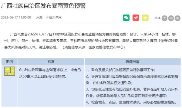 雨！势！很！猛！广西发布洪水蓝色预警，大范围暴雨或持续到6月21日
