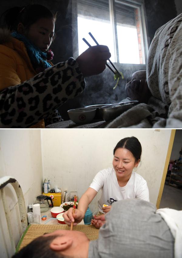 新华全媒+丨小时候，她喜欢骑在爸爸肩上；长大后，她要做爸爸的“超级英雄”