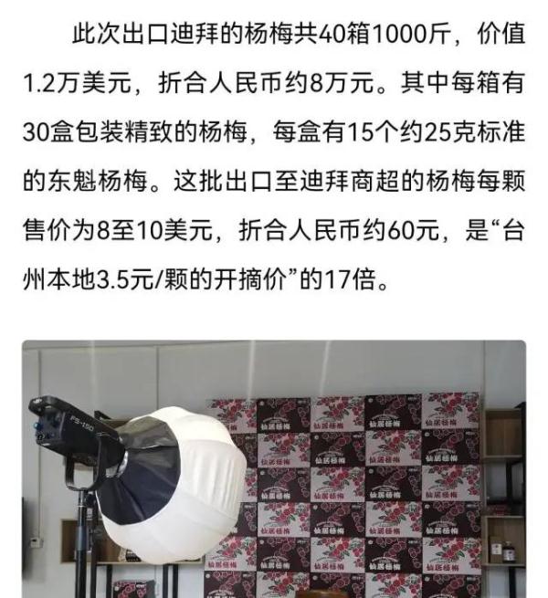 冲上热搜！“中国杨梅60元一颗”......