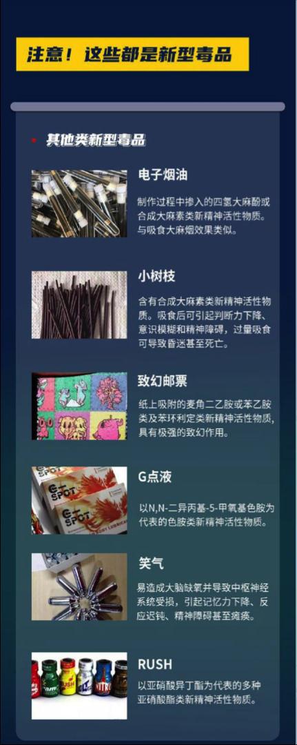 注意！“蓝精灵”“开心水”...这些都是新型毒品