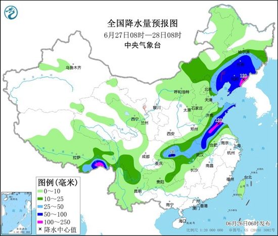 注意！北方入汛来最强降雨开启 这些地方有大暴雨警惕旱涝急转