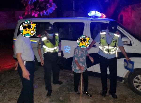 家长抱着发高烧的小孩在路边打不到车，此时发现红绿灯处……