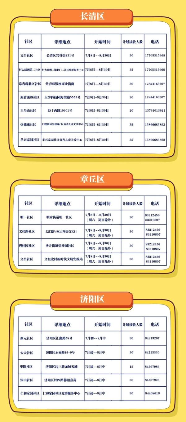 济南：暑期托管，免费！