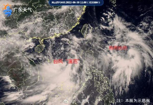 广东启动防风Ⅳ级应急响应！台风暹芭逼近，登陆时间、地点预计在……