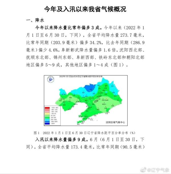 沈阳发布暴雨红色预警!辽宁入汛以来降水量偏多9成!为1951年以来历史同期最多 沈阳发布暴雨红色预警!辽宁入汛以来降水量偏多9成!为1951年以来历史同期最多