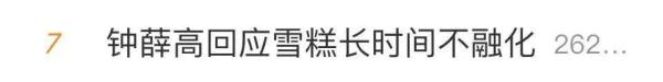 钟薛高31℃室温下放1小时不化？回应：固形物高水少，融化后自然为粘稠状