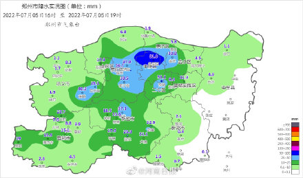 未来2小时郑州雨要下到这里