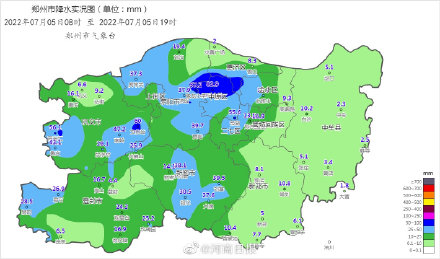 未来2小时郑州雨要下到这里
