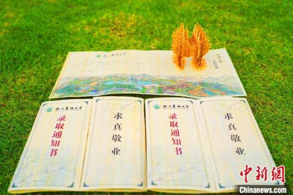 浙江高校公布竹制录取通知书 厚度不足0.3毫米