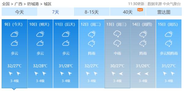 广西即将加入“高温群聊”未来三天南宁最高气温将达35℃