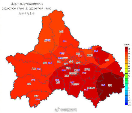 连续3天热成全国第一！成都简阳为啥这么热